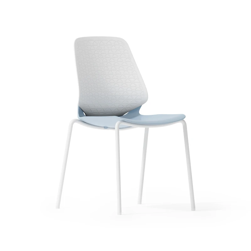 Stackable Polypropylene Training Chair With Detachable Hook factory
